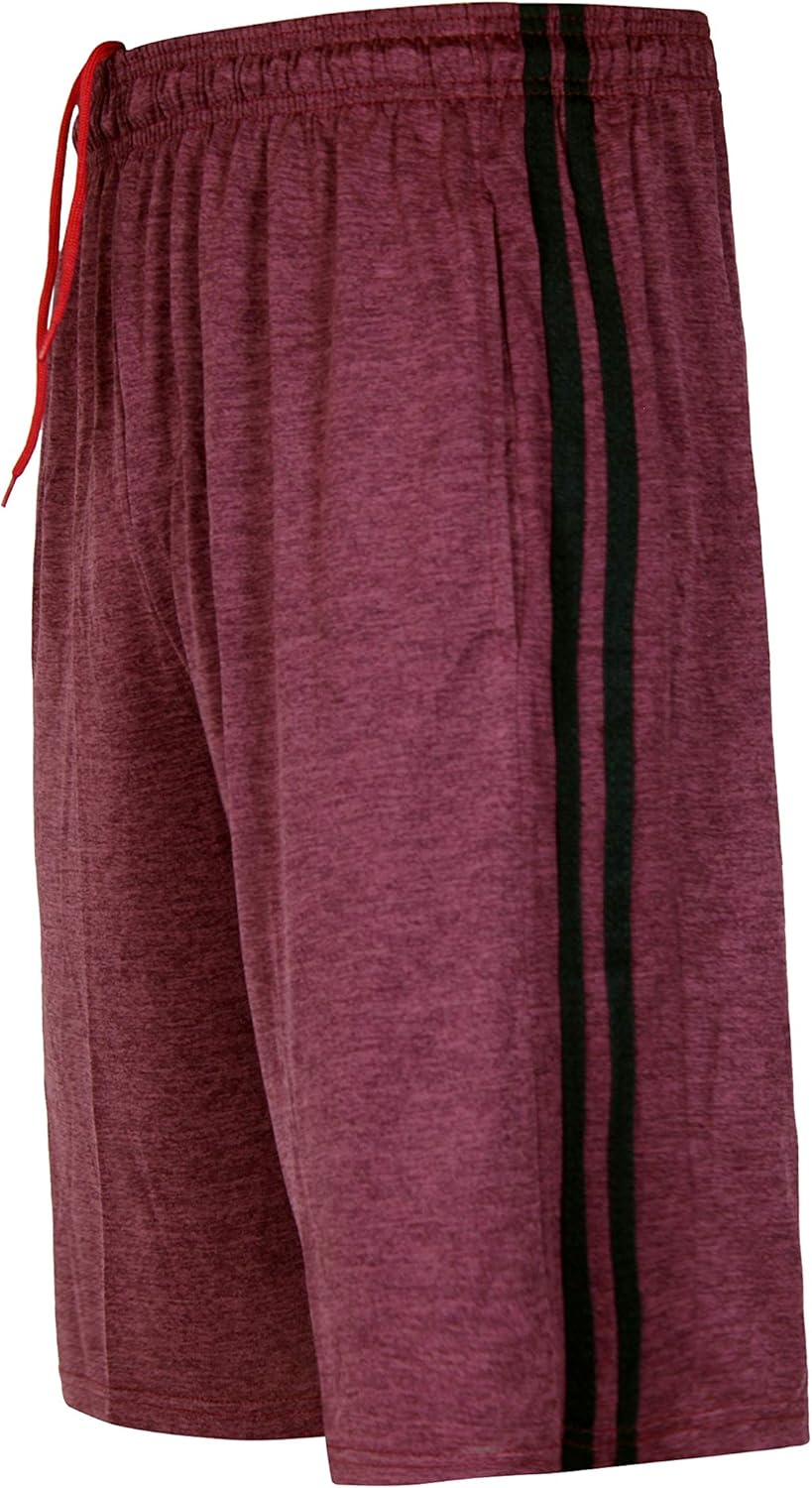 5-Pack Youth Dry-Fit Active Athletic Basketball Gym Shorts with Pockets Boys & Girls: Clothing