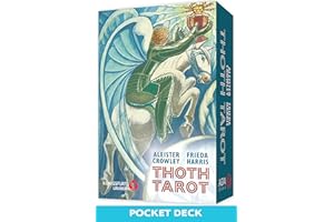 Crowley Pocket Tarot Deck: Pocket-Sized 78-Card Crowley Thoth Deck by Aleister Crowley, Painted by Lady Frieda Harris, with Egyptian Symbolism, Qabalistic & Astrological Insights, Includes Booklet