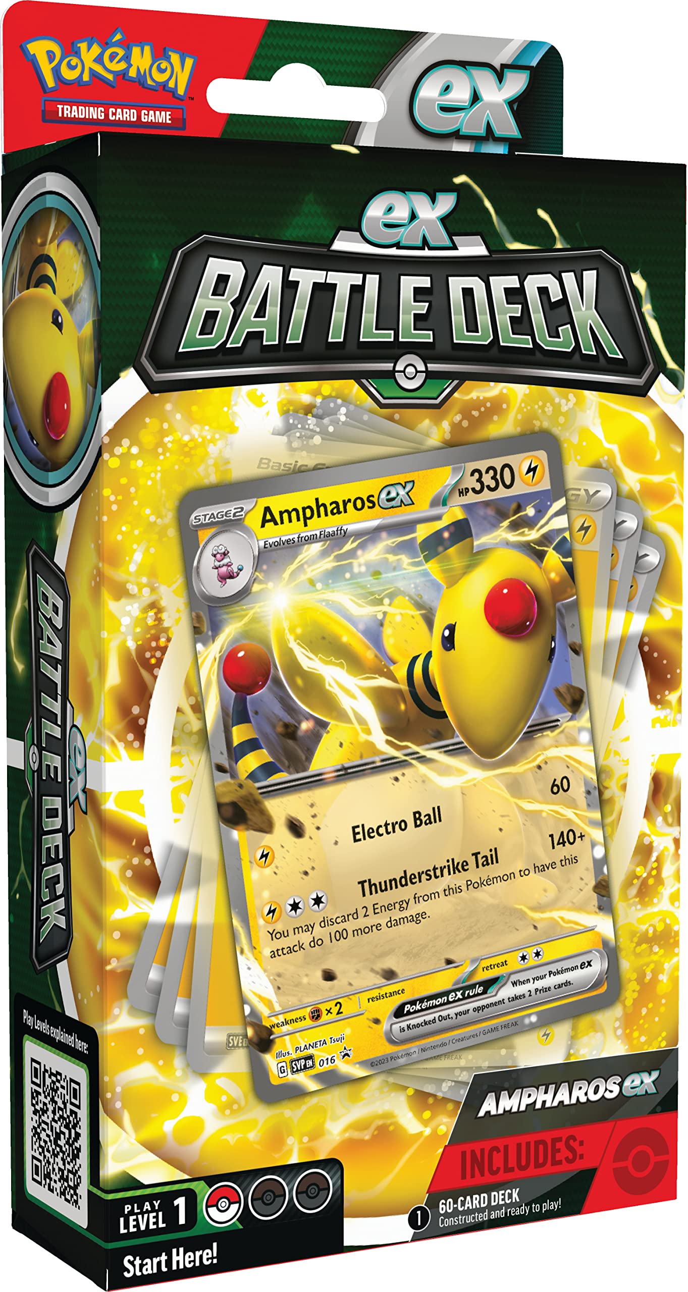 Pokémon TCG: Ampharos ex Battle Deck (Ready-to-Play 60-Card Deck) — image 1