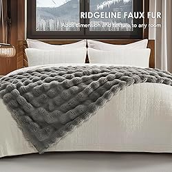 EverGrace Ultra Soft Luxury Fluffy Faux Rabbit Fur