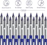 AKARUED Rollerball Pens 16 Pack Blue Gel 0.5mm Quick-Drying Ink view 2