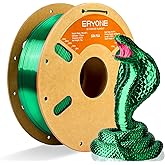 ERYONE Silk PLA Filament for 3D Printer, 1.75mm +/- 0.03mm, 1kg (2.1LBS)/Spool, Silk Christmas Green