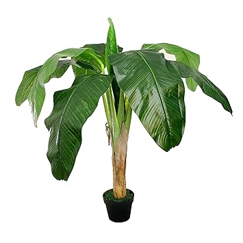 McPalms Bananenpalme 1,20 m Kunstbaum Kunstpalme Bananenbaum