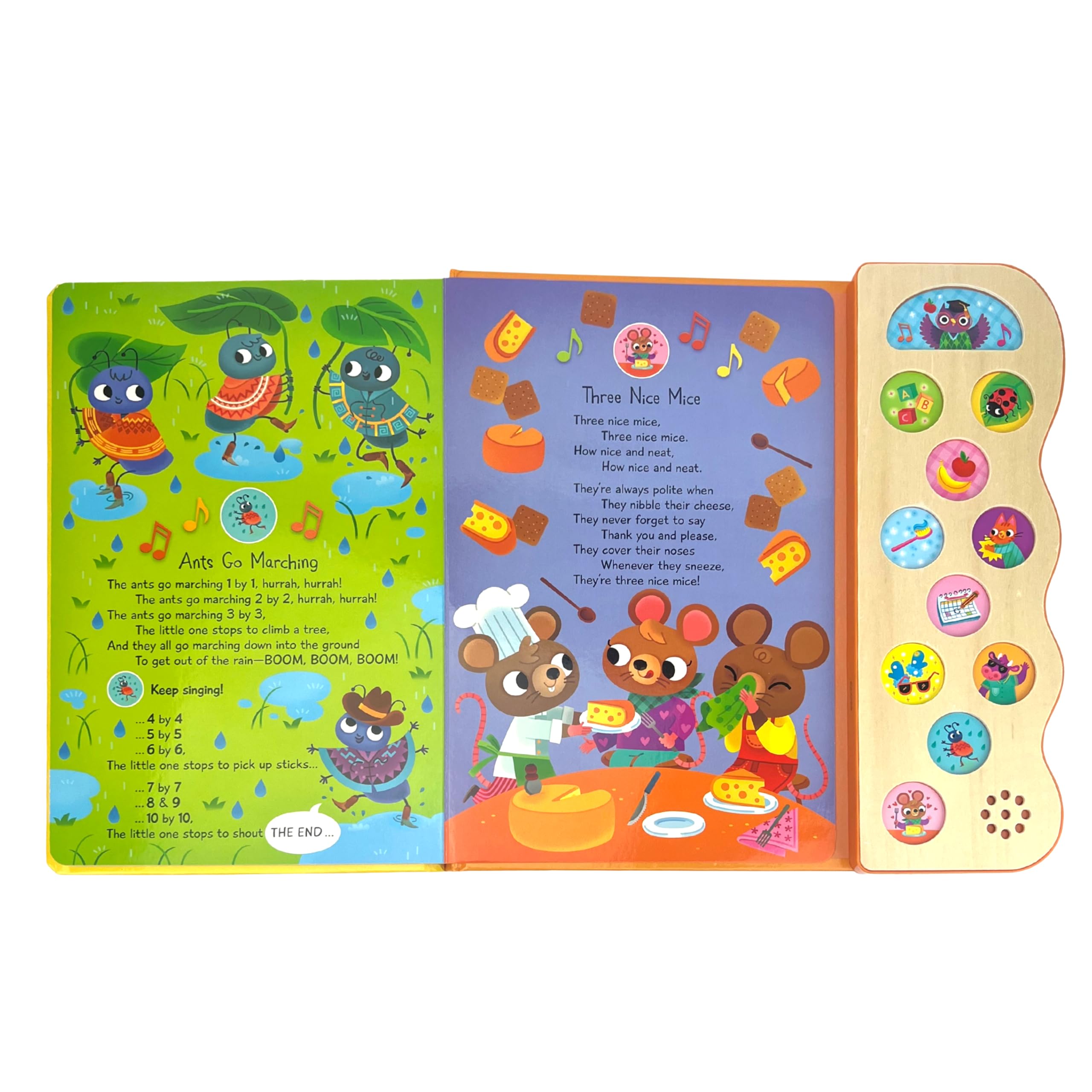 ABC & 123 Learning Songs: Interactive Children's Sound Book (11 Button Sound) (11 Button Sound Book) ABC & 123 Learning Songs: Interactive Children's Sound Book (11 Button Sound) (11 Button Sound Book) Hardcover