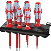 Wera 05022745001 3165 I/6 SCREWDRIVER SET STAINLESS AND RACK 6 PIECES