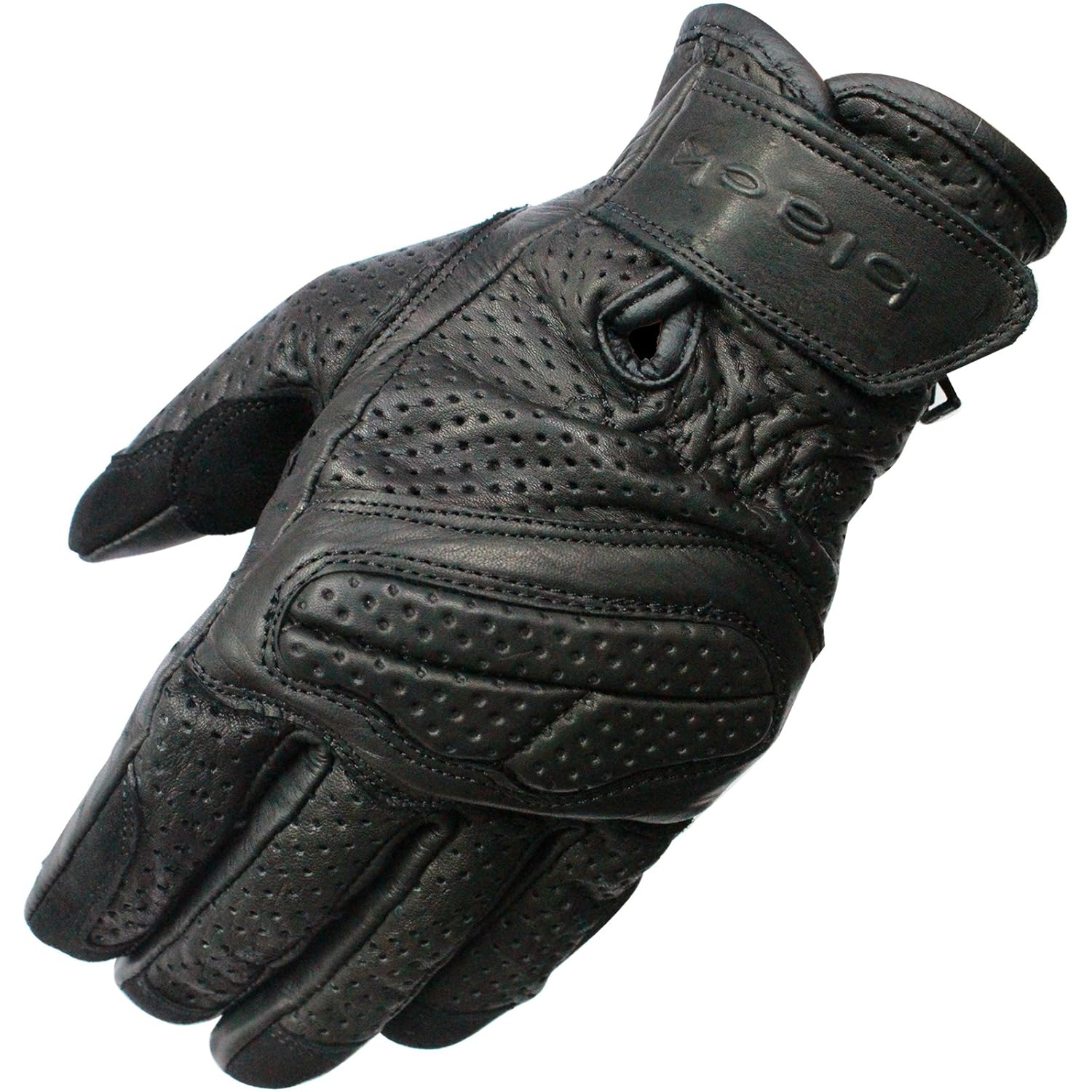 Black Active Leather Motorcycle Gloves Amazon.co.uk Sports & Outdoors