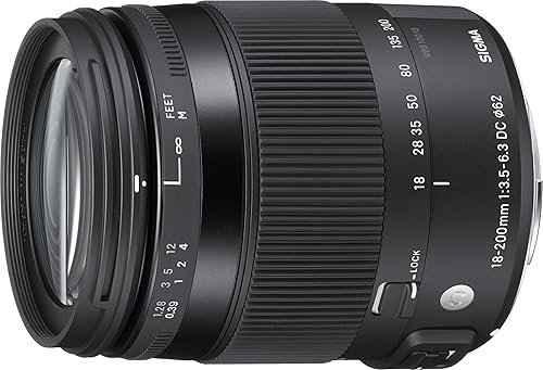 Sigma 18-200mm Contemporary DC Macro OS HSM Lens for