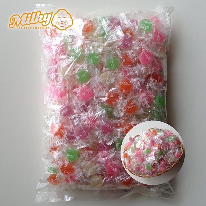 Amazon 水素飴 フルーツ飴５種アソート 1kg入り 水素がぷくぷくと発生する 水素含有飴 敬愛 水素 K I Suiso 食品 飲料 お酒 通販