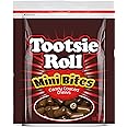 Tootsie Roll Mini Bites - Unwrapped Tootsie Rolls Covered in a Light Candy Shell - Snackable Tootsie Roll Midgees - 9 oz. Bag (Pack of 1)