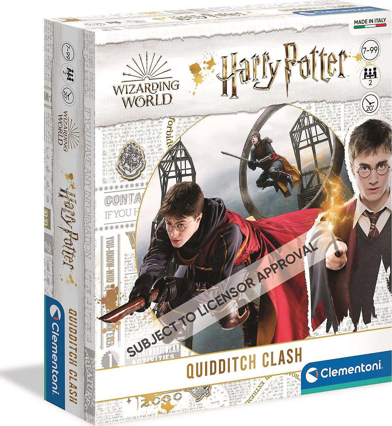 Clementoni Harry Potter Quidditch-Turnier - Gesellschaftsspiel für Kinder ab 8 Jahren & Erwachsene - 59307 von Clementoni