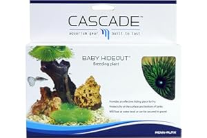 Penn-Plax Fish Breeding Grass – Baby Hideout for Fry – Great for Livebearers and Egg Layers – Plastic Aquarium Plants – 2 Pieces