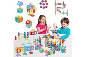 STEM Building Learning Toy, AOSITE 234PCS Marbles Run Kid Gift, Educational Race Track Construction Building Block for 5 6 7 8 9 10 11 12Years, Creative Marble Run Games Boy Girl Birthday Xmas Present