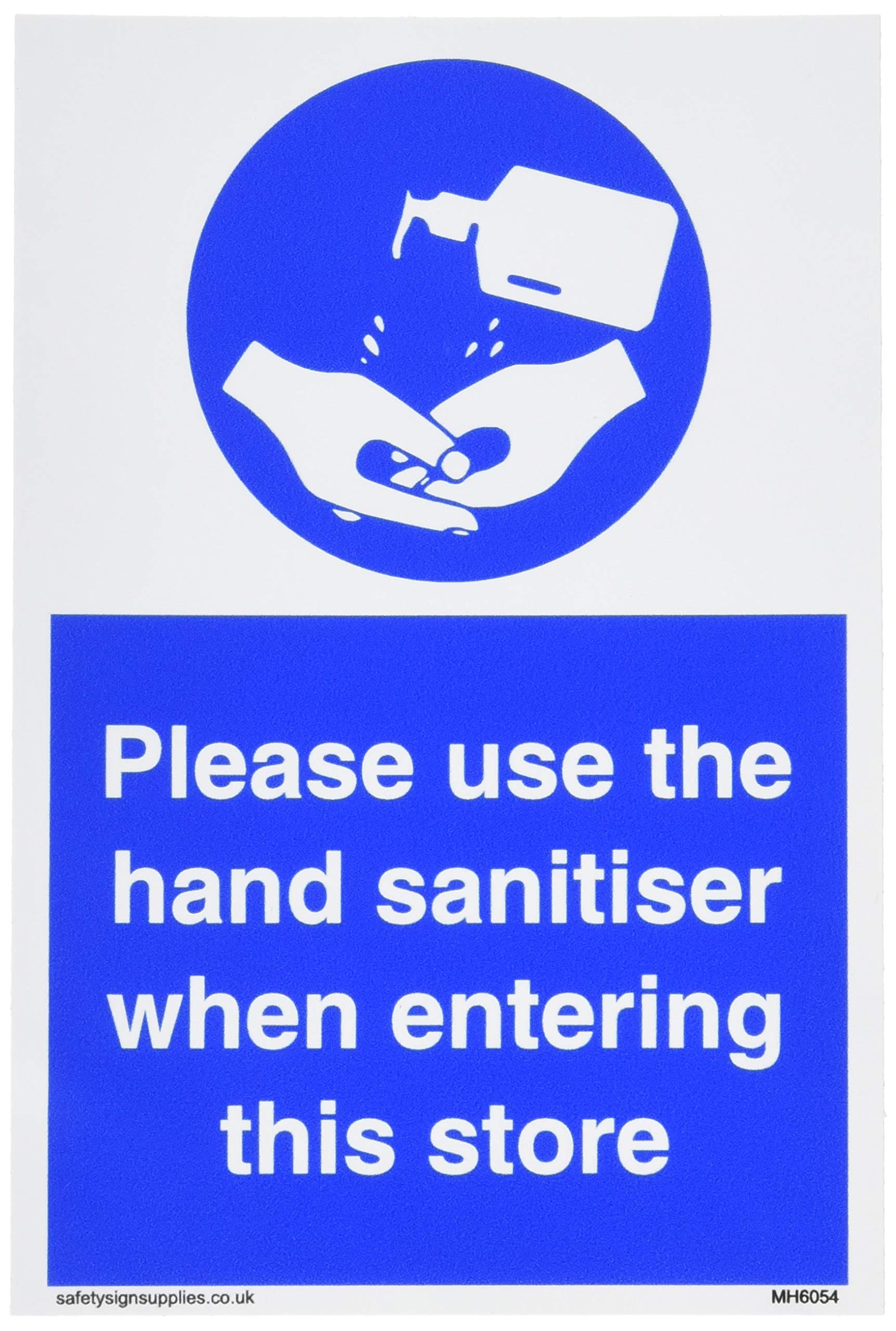Please use the hand sanitizer