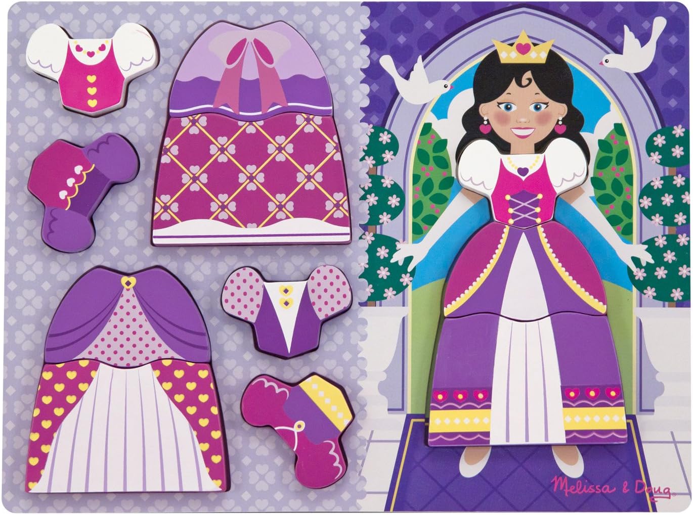 melissa and doug princess dress up puzzle