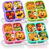 YANLIFY 4 Pack Snack Containers Bento Box Adult Lunch Box,Meal Prep Container, Reusable Food Storage lunch Containers Stackable for Work, Travel and Gym (Grass Green, Pink, Green, Purple)