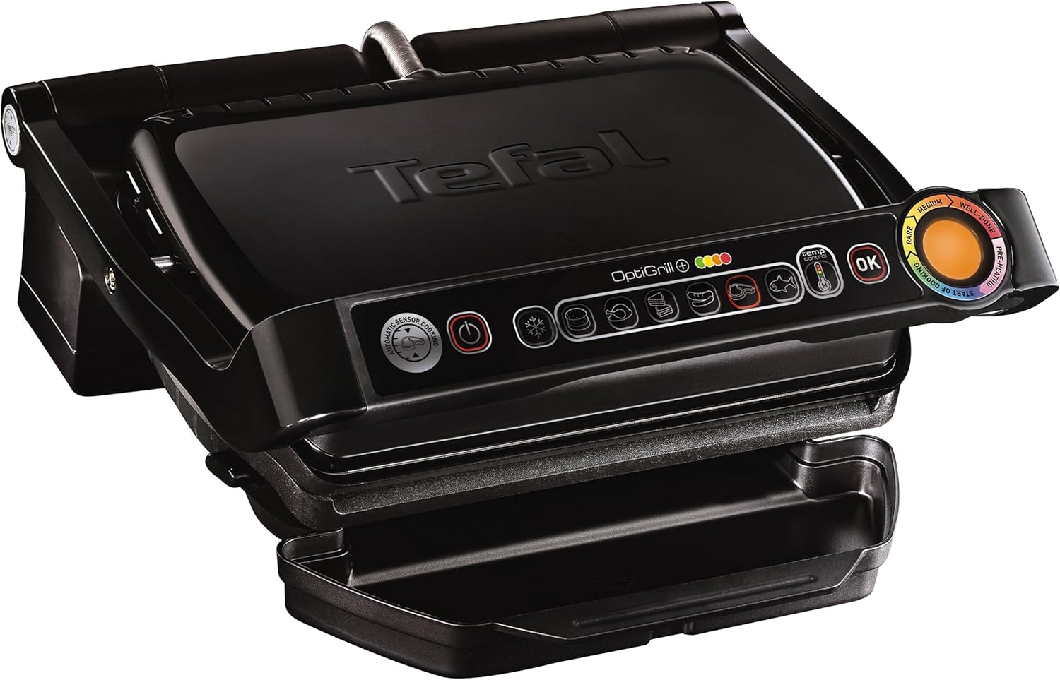 Tefal GC714812 Optigrill Noir pour tous types de grillades : viandes ...