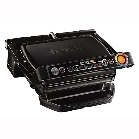 Tefal OptiGrill+ Snacking und Baking GC7148 Kontaktgrill (2.000 Watt, automatische Anzeige des Garzustands, 6 voreingestellte