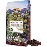 Java Planet Low Acid Organic Guatemalan Medium Roast Whole Bean Coffee 16oz | Certified USDA Organic Arabica Coffee Beans. Low acid, mold tested. Smithsonian Bird Friendly. Whole bean, one 1-pound bag.