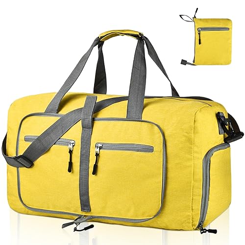 Dimayar Duffel Bag 85L Packable Duffle Bag with Shoes Compartment