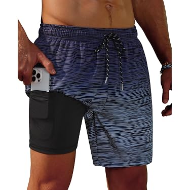 Short De Bain Homme Spandex - Imperméable, Séchage Rapide - Taille S à XL
