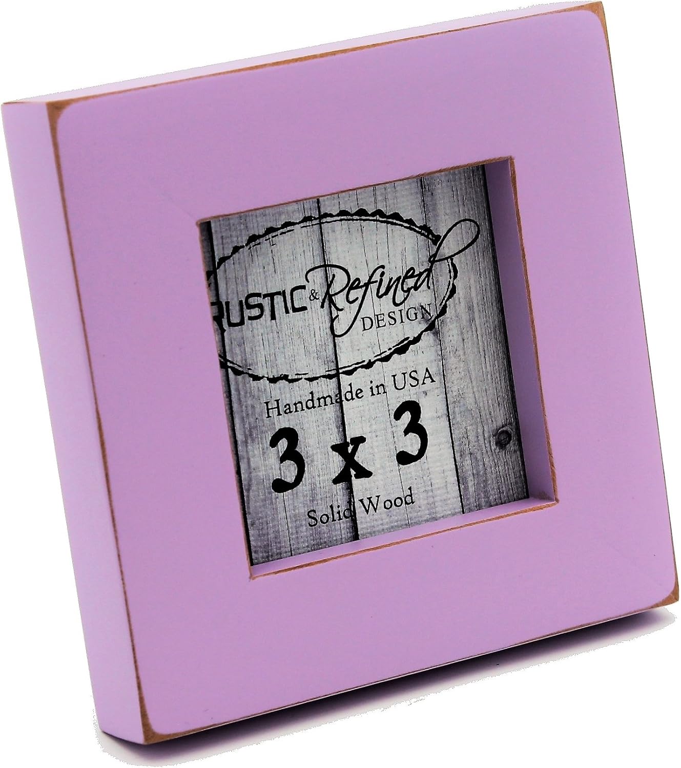 Rustic and Refined Design 3x3 Solid Wood Made in USA