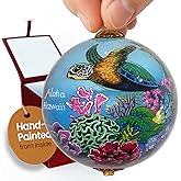 Collectible Hawaiian Christmas Ornament: Corals and Sea Turtles CW/H