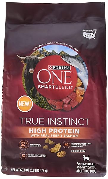 PURINA ONE NATURAL, HIGH PROTEIN DRY DOG FOOD,...