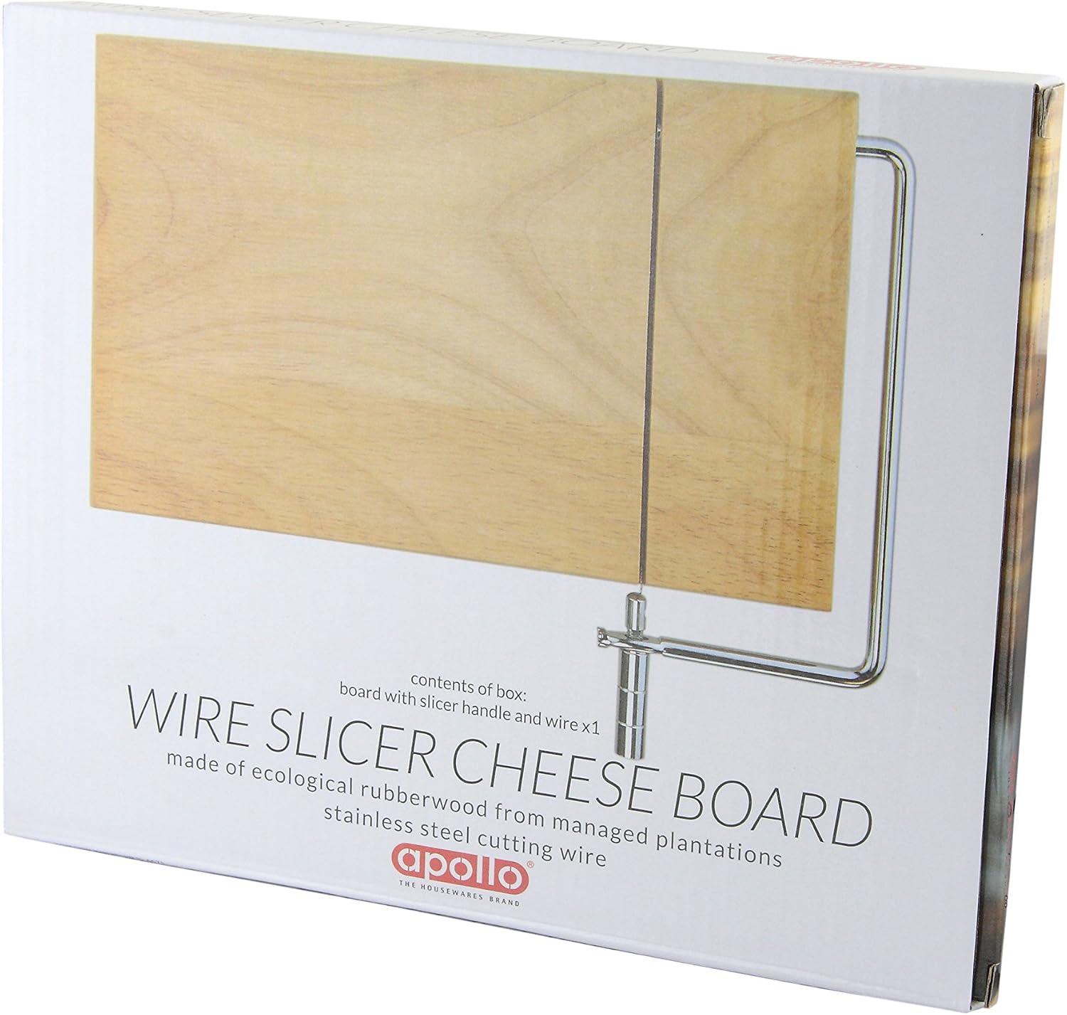Rb Cheese Board with Wire, Multi-colour, 23L x 14W cm - Image 4
