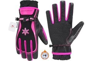 HANDLANDY Winter Work Gloves for Men Women, 3M Thinsulate Insulated Thermal Waterproof Skiing Hiking Cold Weather Gloves