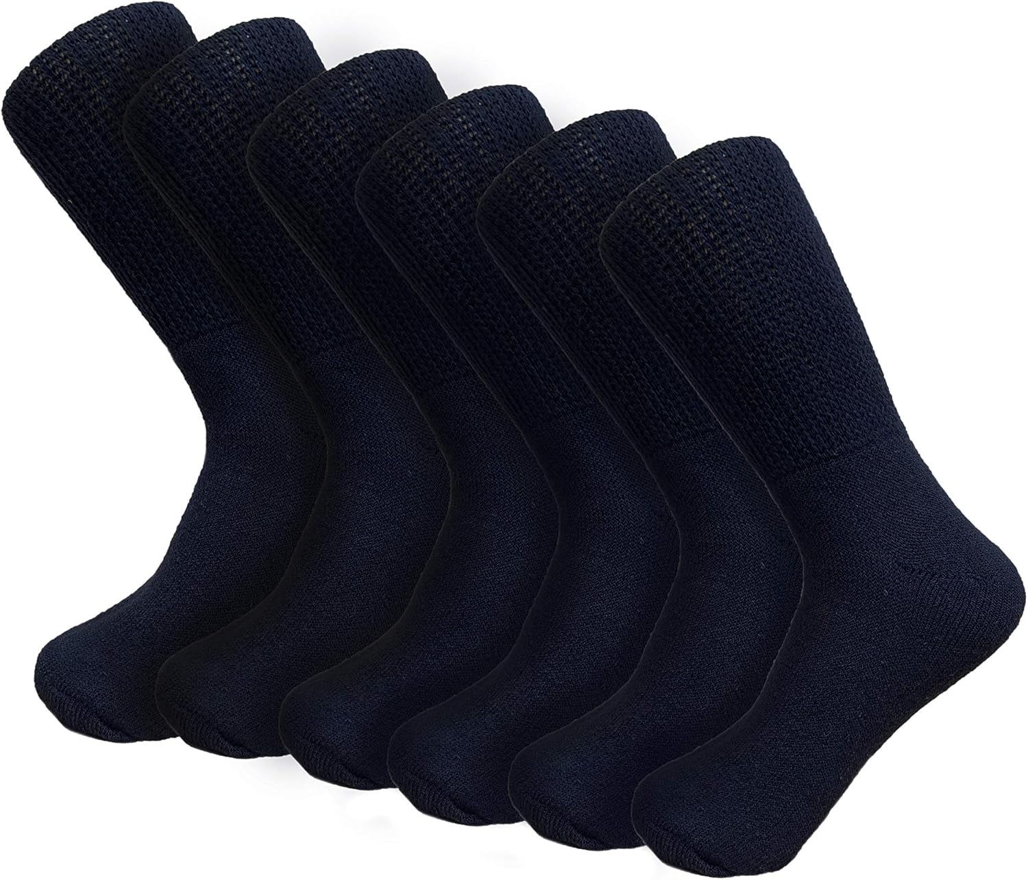 Diabetic Socks 6 PRS Non Binding Won't Limit Circulation Neurological discomfort: Health & Personal Care