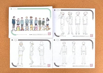Collectibles Animation Art Characters Other Anime Collectibles Digimon Adventure Tri Character Model Sheets Art Book Free Shipping New Japanese Anime Zsco Iq