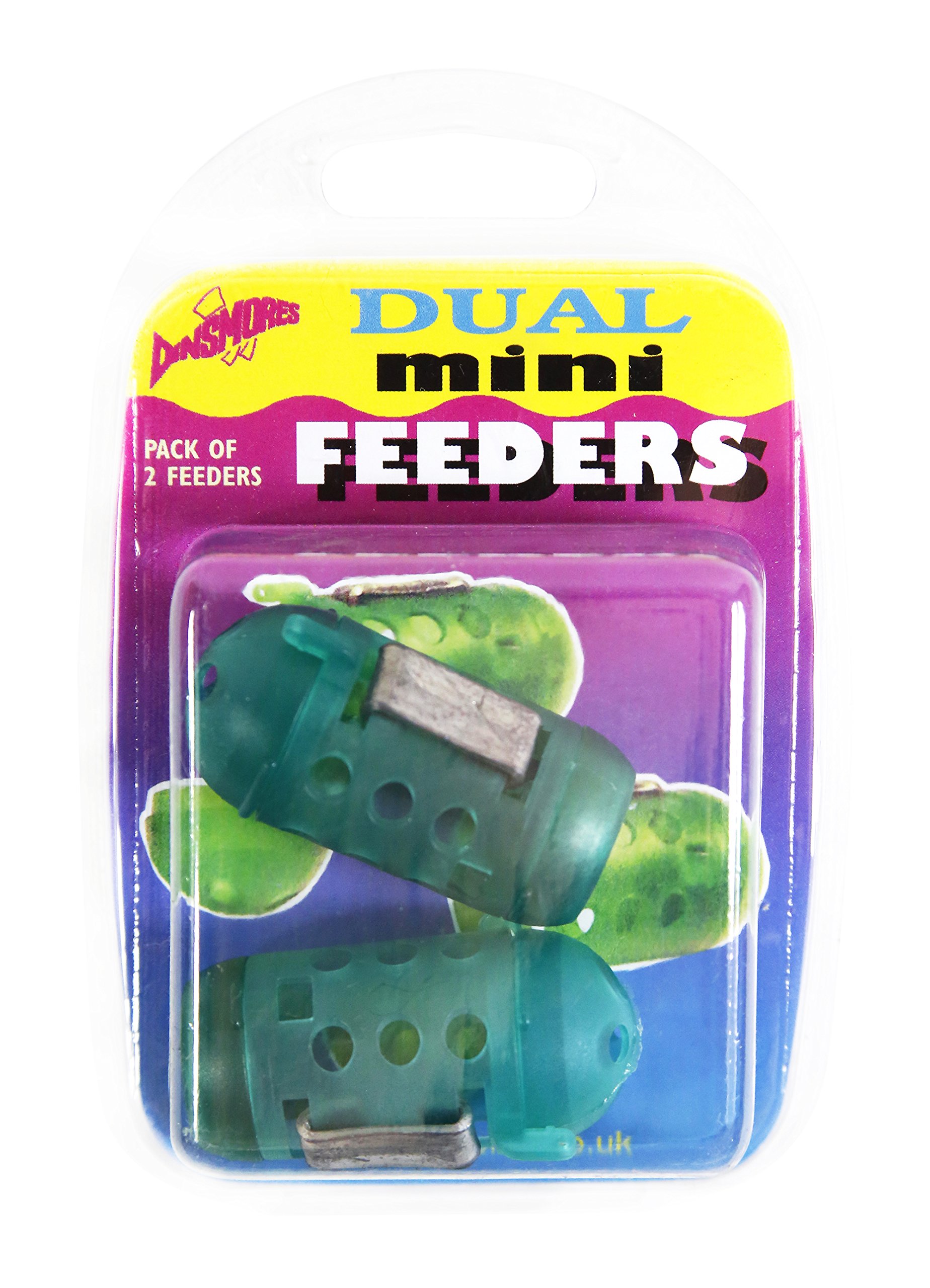 Dinsmores Mini Dual Swimfeeder (Pack of 2) - Green, 28 g