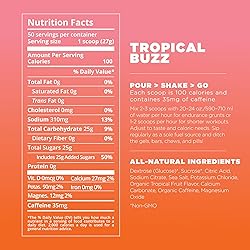 Tailwind Nutrition Endurance Fuel, Caffeine Drink