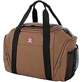 Wolverine Duffel Coolers | 30 Can Capacity | Insulated | Reusable | Heavy Duty | Adjustable | Travel | Worksite | Outdoor | Tailgating | Durable | Polyester Canvas | Large Capacity - Chestnut