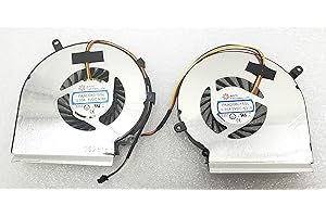 wangpeng® Generic Replacement for MSI GE62 GL62 GE72 GL72 GP62 GP72 PE60 PE70 Cooling GPU Fan with CPU Fan PAAD06015SL CPU Fa