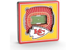 YouTheFan NFL Kansas City Chiefs 3D StadiumView Magnets - Arrowhead Stadium