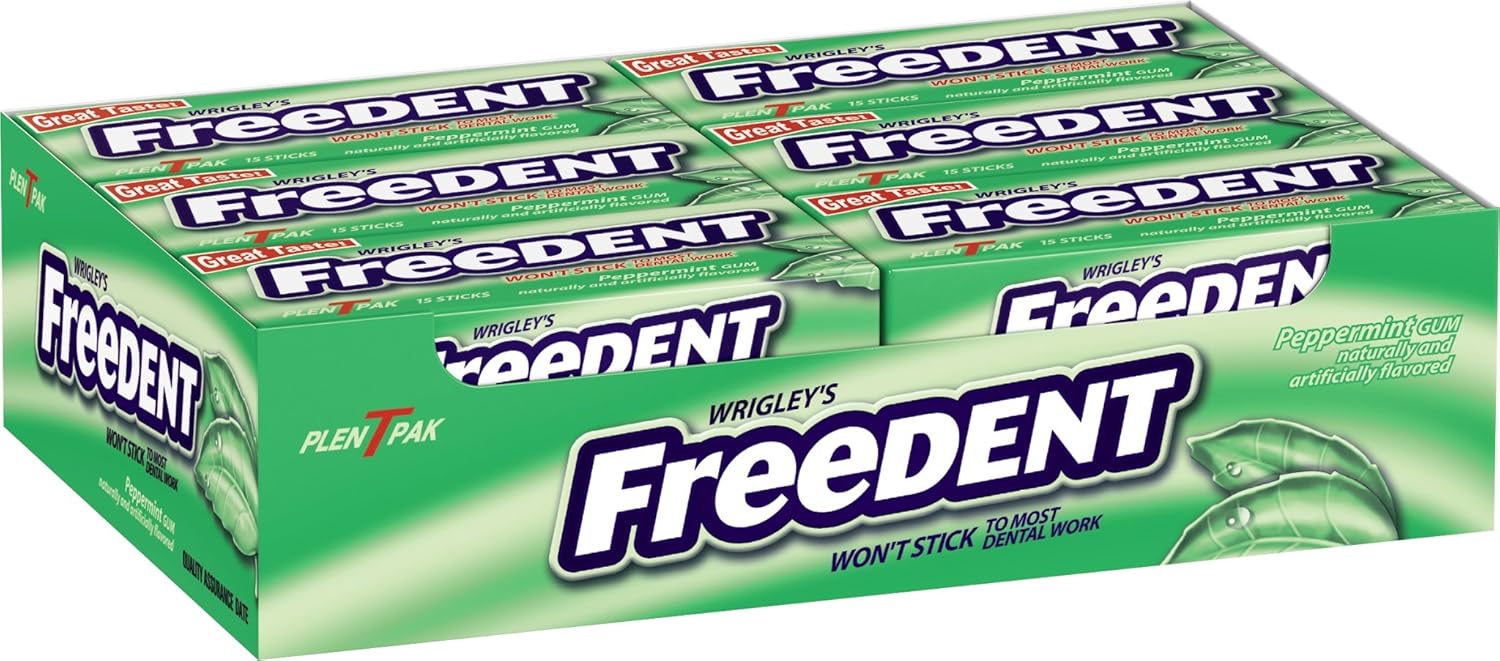 Freedent Peppermint Gum, 15Stick PlenTPaks (Pack of 24) eBay