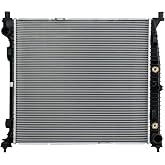 TRQ Radiator 1 Row | For 2016-2018 GLE350 2017-2019 GLS450 2013-2016 GL450 2017-2019 GLE43 AMG 2013-2016 GL350 2016-2017 GLE400 2016 GLE450 AMG