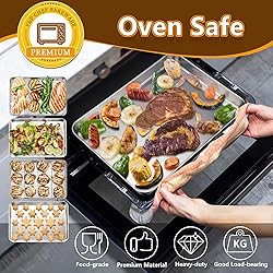 P&P CHEF Baking Sheet and Rack Set, Stainless Steel