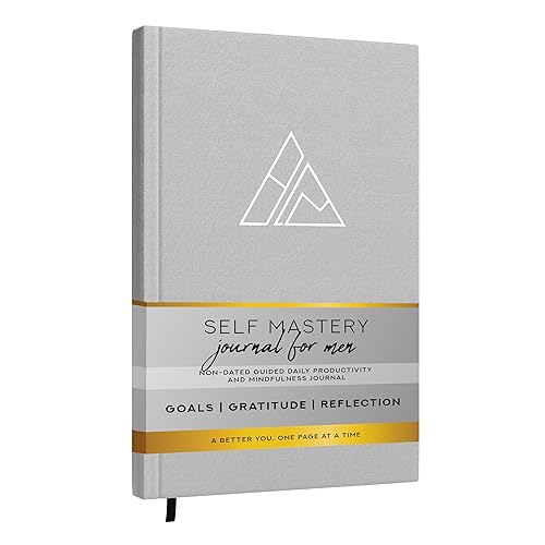 Self-Mastery Journal for Men - Daily Productivity Journal for