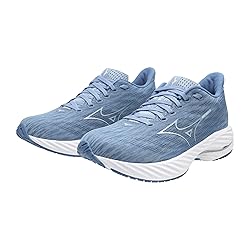 Mizuno Womens Wave Rider 28 Running Shoe, Glacier