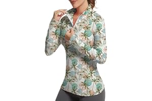 GGOV Golf Shirts for Woman UPF 50+ Sun Protection Quick Dry Lightweight Long Sleeve Polo Shirts for Woman Rash Guard