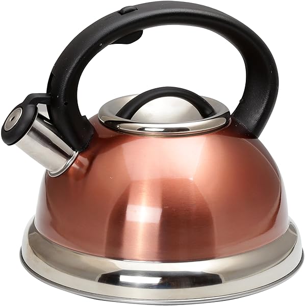 Teakettles Imperial Home Whistling Tea Kettle Stainless Steel Copper