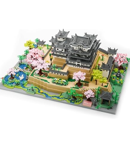 Amazon.com: Japan Himeji Castle Miniature Building Blocks Model