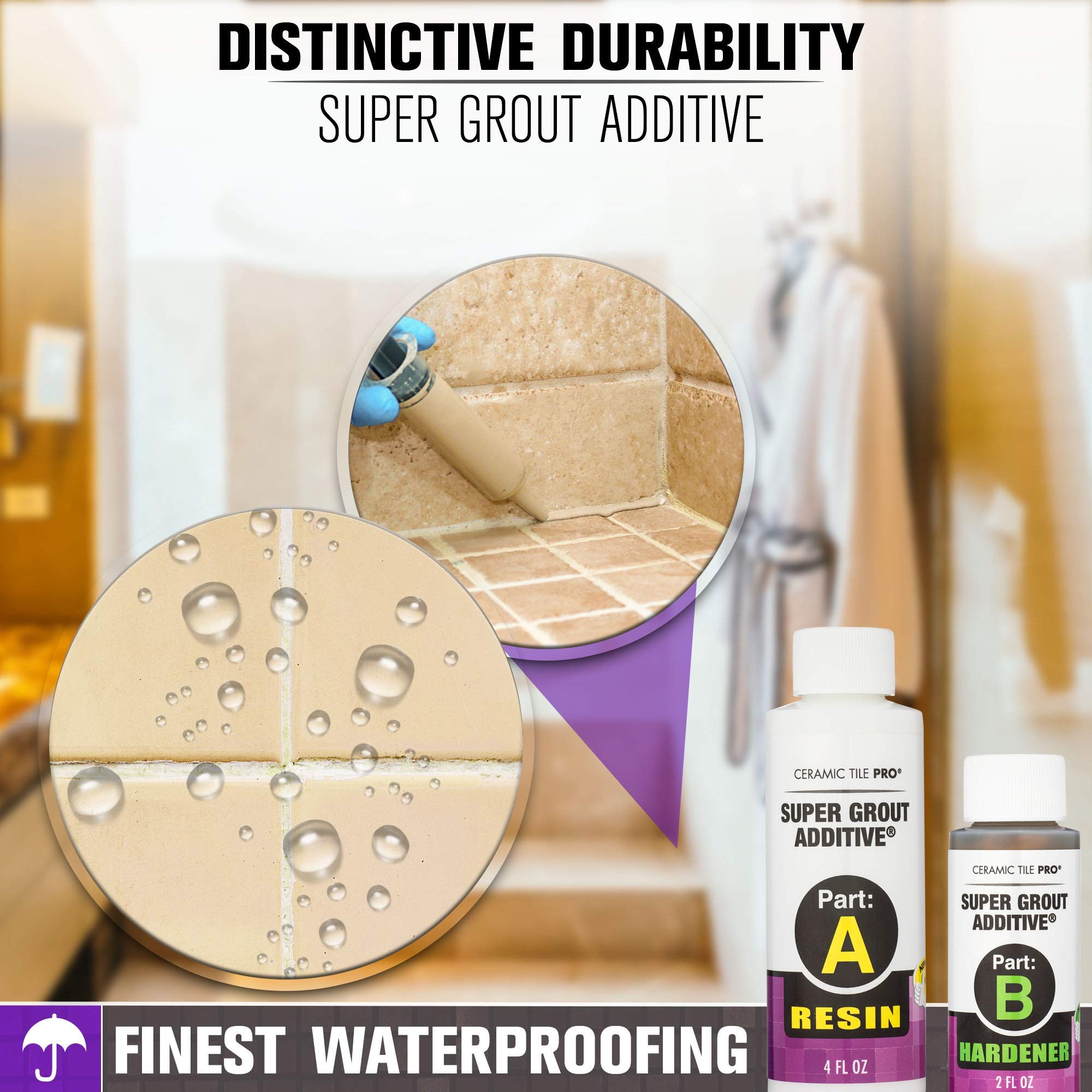 SGA 6 Tile Grout Repair Kit with Waterproof Sealer (Grout