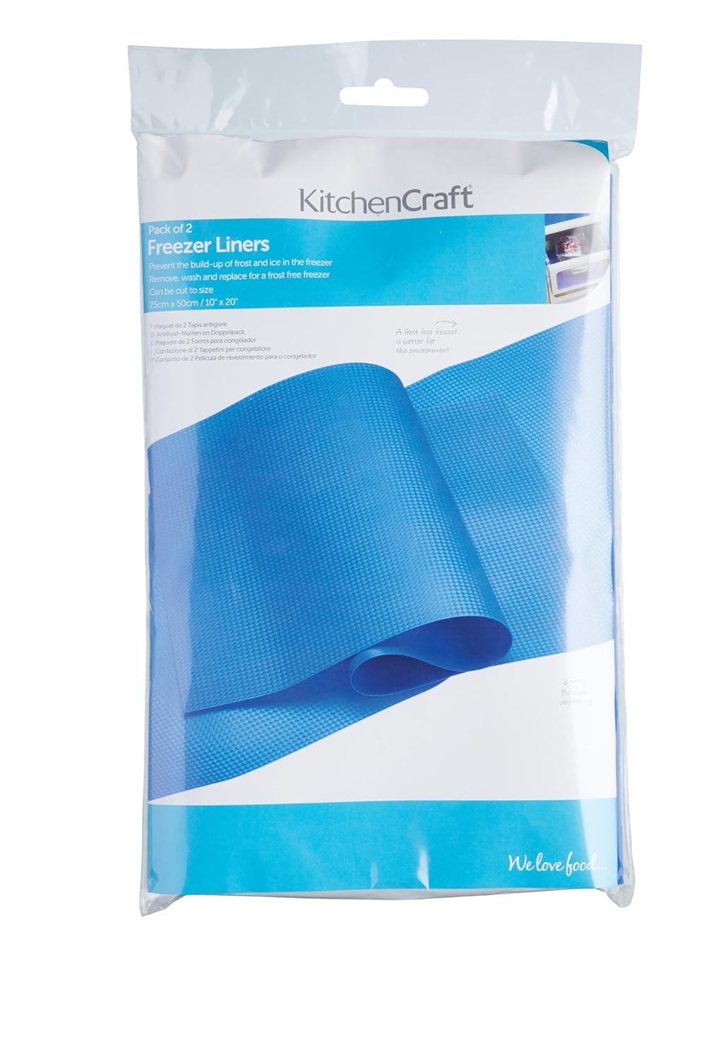 Kitchen Craft Forros para Congelador, Azul, 50.5 x 25 cm: Amazon ...