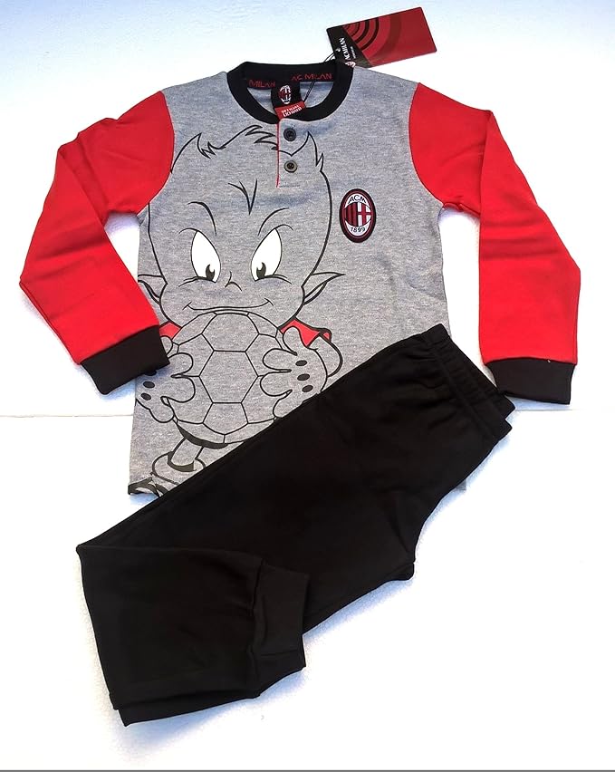 Pigiama Ufficiale Torino FC Bambino - Maglia E Pantaloni, Cotone, Confezione Regalo - Foto 4