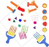 BLOT Kids Paint Kit Washable Finger Paint Set with 10 Colors & 15 Tools view 3