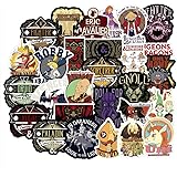 SEBADA 50Pcs Dungeons & Dragons Stickers for Laptop Motorcycle Bicycle Skateboard Luggage Decal Graffiti Patches[No-Duplicate