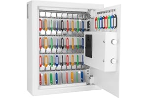 Barska 48 Digital Wall Key Safe, White, AX12658, AX12658 Small